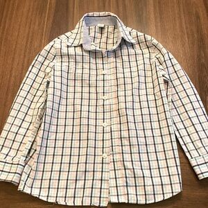 Plaid button down shirt